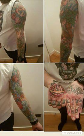 Simon Humm, Head Chef with tattoos at Restaurant 43 & Rooms