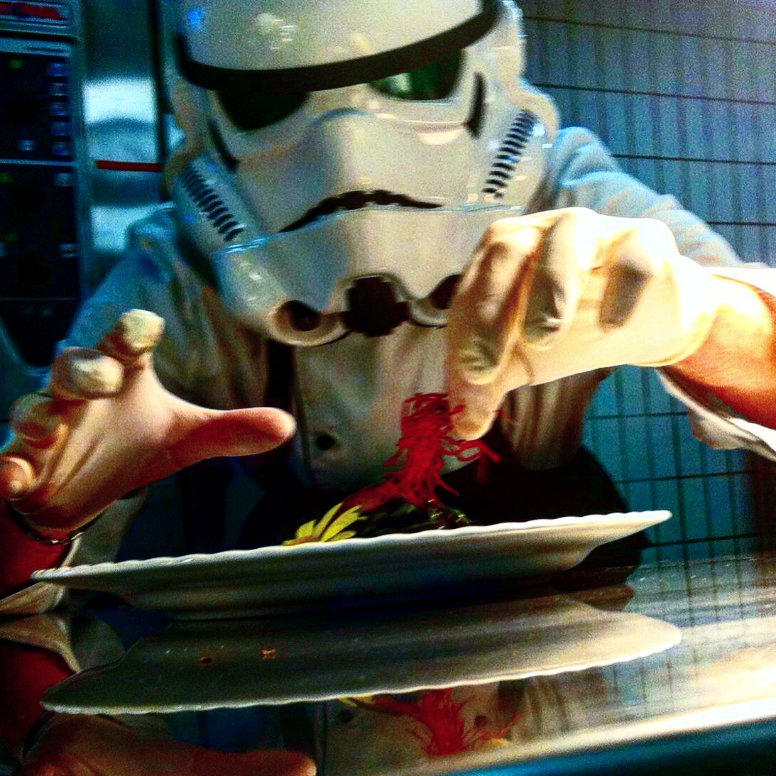 Stormtrooper chef, Stefan Winheim, chef de cuisine, Hotel an der Therme Bad Orb